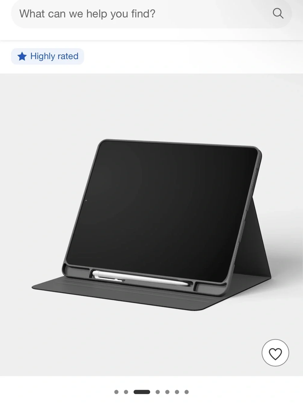 heyday Black Tablet Case for iPad Pro 13”